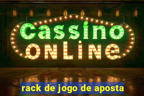 rack de jogo de aposta